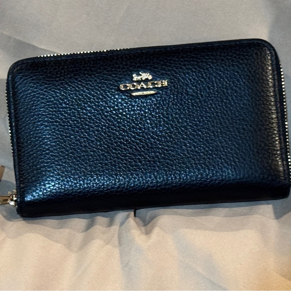 Coach Black Leather Wallet